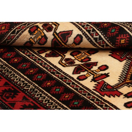 Tappeto Baluch Persia blu marrone 108x194