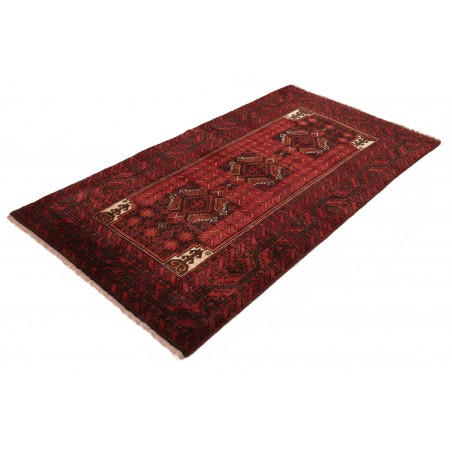 Tappeto Baluch Persia marrone giallo 108x200