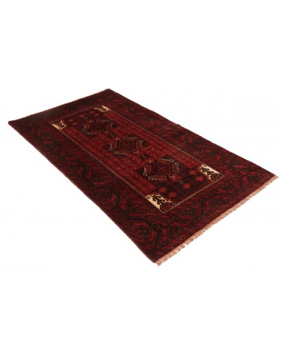 Tappeto Baluch Persia marrone giallo 108x200