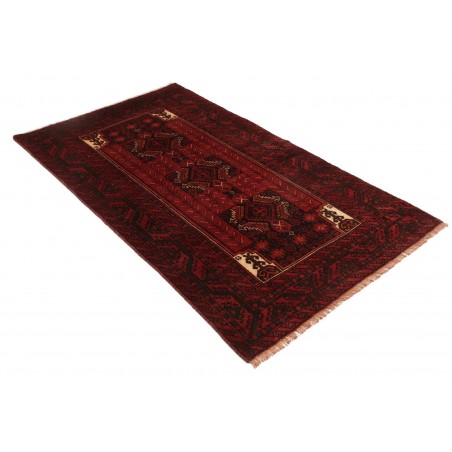 Tappeto Baluch Persia marrone giallo 108x200