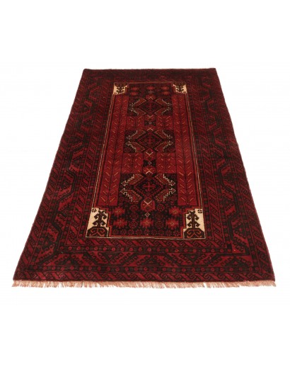 Tappeto Baluch Persia marrone giallo 108x200