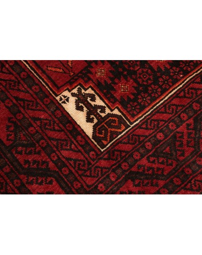 Tappeto Baluch Persia marrone giallo 108x200