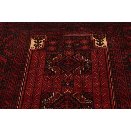 Tappeto Baluch Persia marrone giallo 108x200