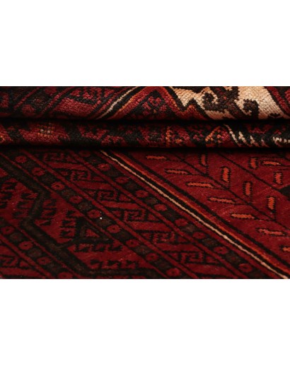 Tappeto Baluch Persia marrone giallo 108x200