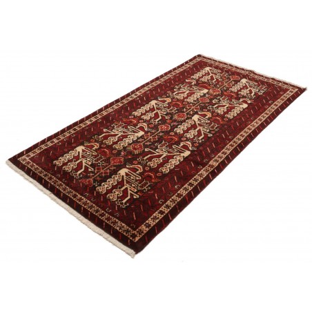 Tappeto Baluch Persia marrone 102x190