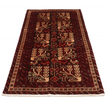 Tappeto Baluch Persia marrone 102x190