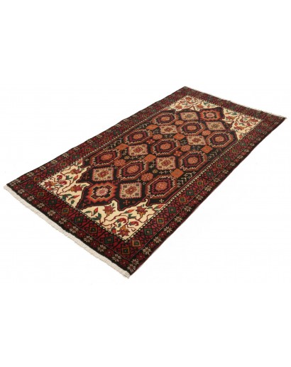 Tappeto Baluch Persia grigio marrone 104x194