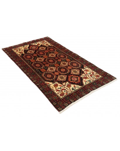 Tappeto Baluch Persia grigio marrone 104x194
