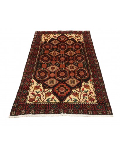 Tappeto Baluch Persia grigio marrone 104x194