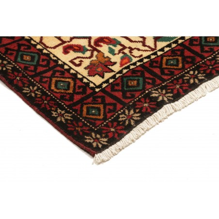 Tappeto Baluch Persia grigio marrone 104x194