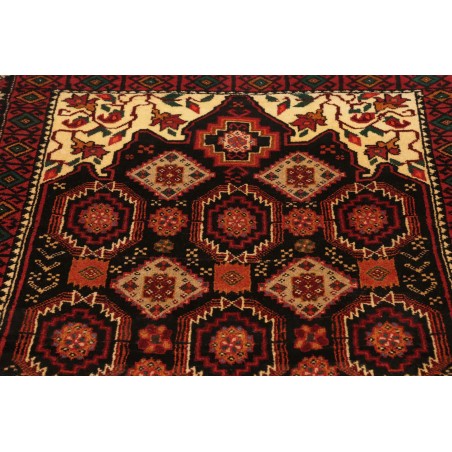 Tappeto Baluch Persia grigio marrone 104x194