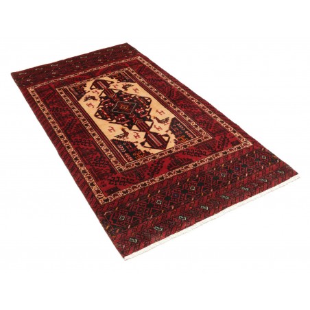 Tappeto Baluch Persia marrone arancione 103x190