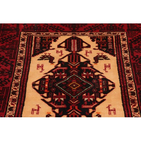 Tappeto Baluch Persia marrone arancione 103x190
