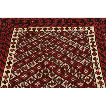 Tappeto Baluch Persia grigio marrone 98x188