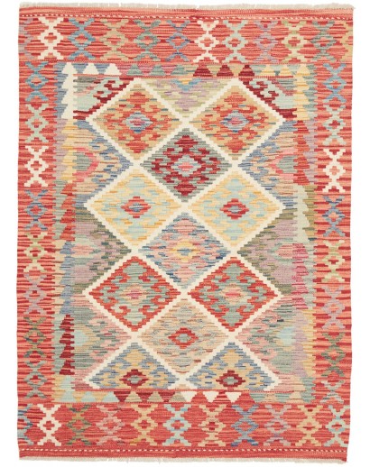 Tappeto Kilim Afghanistan marrone 127x171