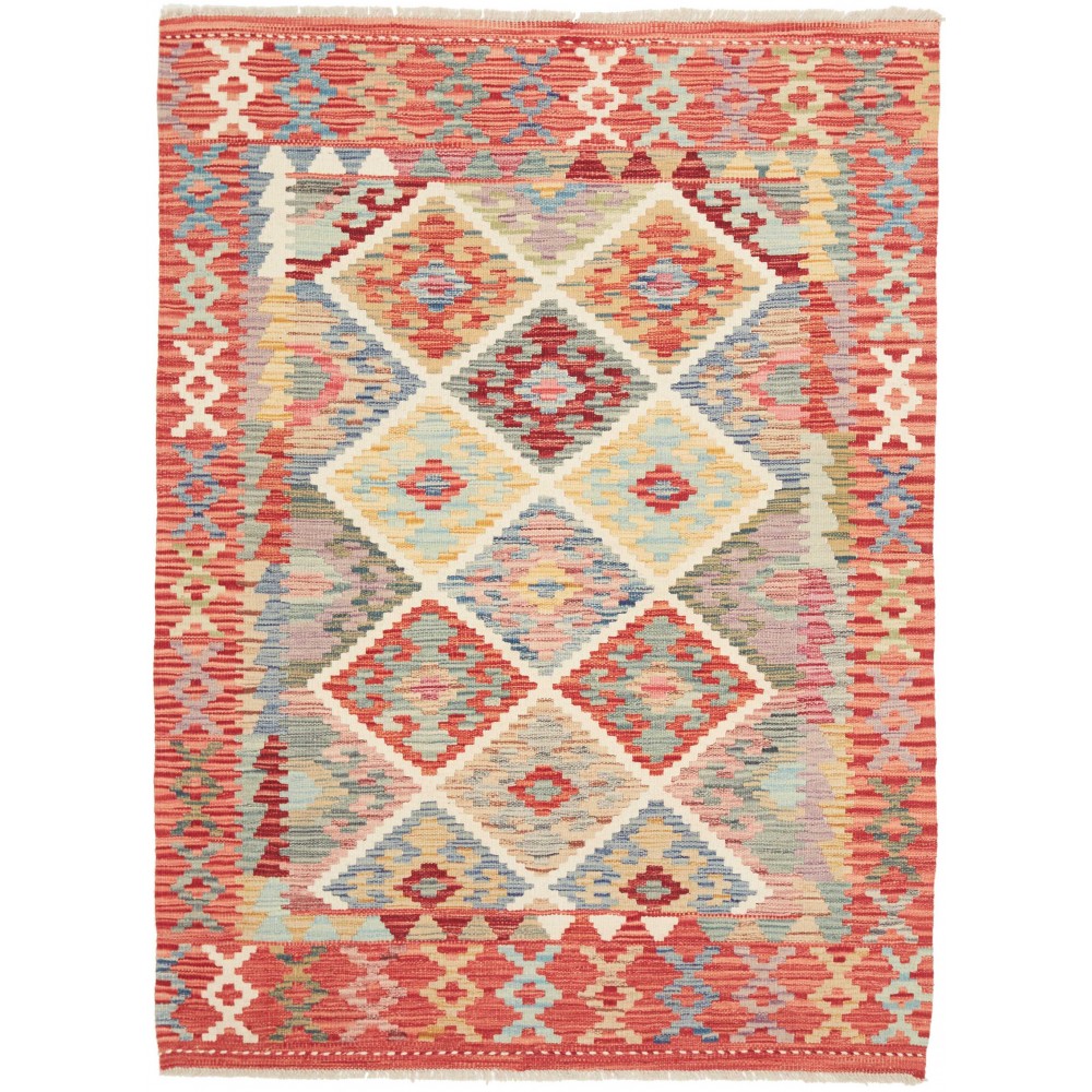 Tappeto Kilim Afghanistan marrone 127x171 Tappeto Kilim Afghanistan marrone 127x171