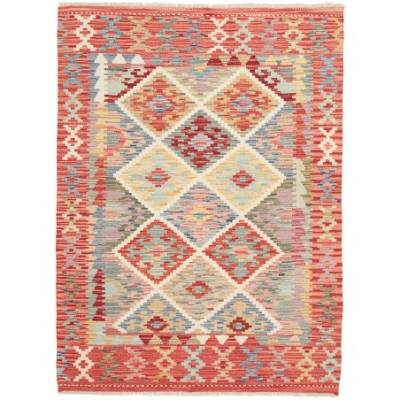 Tappeto Kilim Afghanistan marrone 127x171