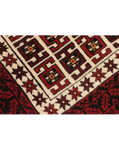Tappeto Baluch Persia beige marrone 97x187