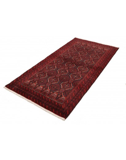 Tappeto Baluch Persia marrone rosso 107x200