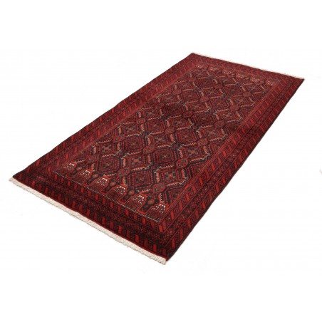 Tappeto Baluch Persia marrone rosso 107x200
