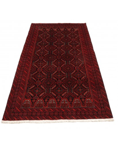 Tappeto Baluch Persia marrone rosso 107x200