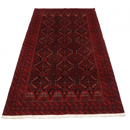Tappeto Baluch Persia marrone rosso 107x200