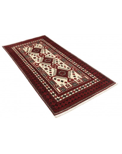 Tappeto Baluch Persia grigio beige 95x197
