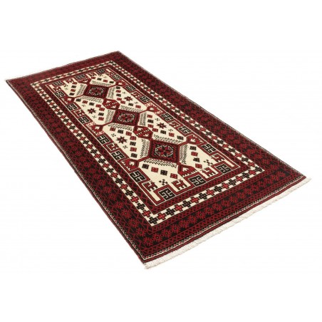Tappeto Baluch Persia grigio beige 95x197