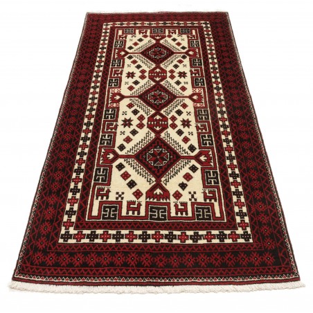 Tappeto Baluch Persia grigio beige 95x197