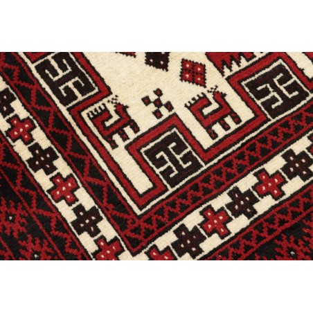 Tappeto Baluch Persia grigio beige 95x197