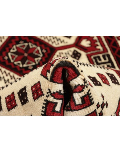Tappeto Baluch Persia grigio beige 95x197