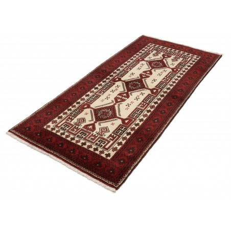 Tappeto Baluch Persia marrone bianco 95x192
