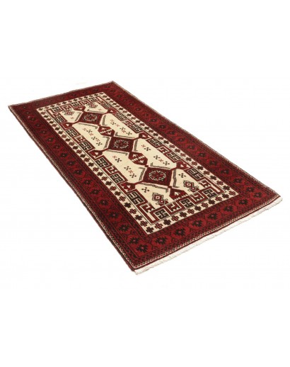 Tappeto Baluch Persia marrone bianco 95x192