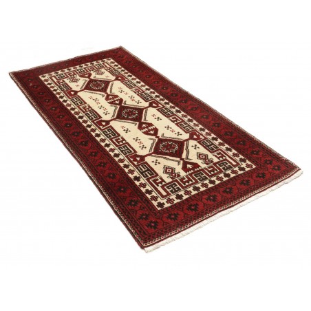 Tappeto Baluch Persia marrone bianco 95x192