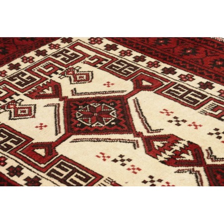 Tappeto Baluch Persia marrone bianco 95x192