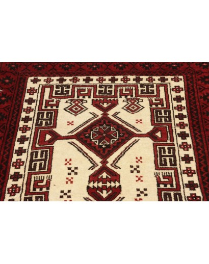 Tappeto Baluch Persia marrone bianco 95x192