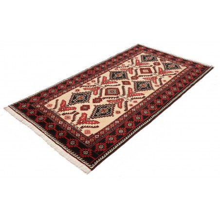 Tappeto Baluch Persia blu giallo 110x200