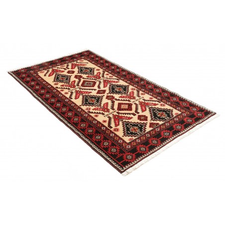 Tappeto Baluch Persia blu giallo 110x200