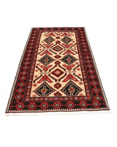 Tappeto Baluch Persia blu giallo 110x200