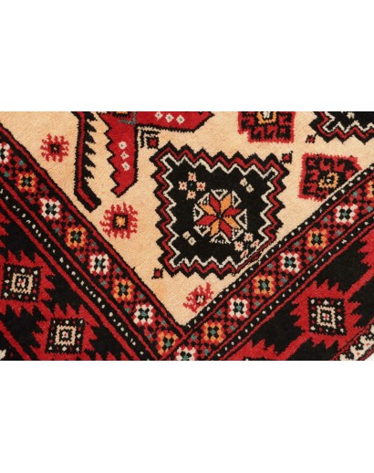 Tappeto Baluch Persia blu giallo 110x200