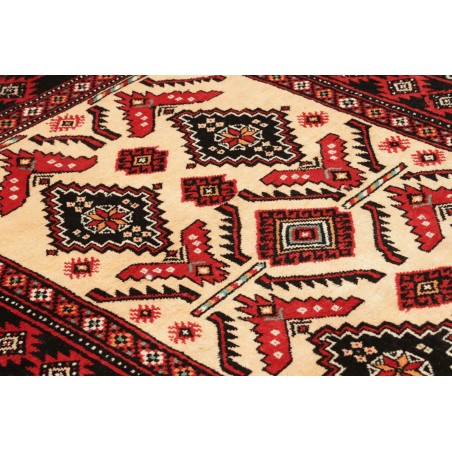 Tappeto Baluch Persia blu giallo 110x200
