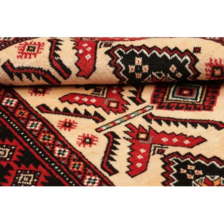 Tappeto Baluch Persia blu giallo 110x200