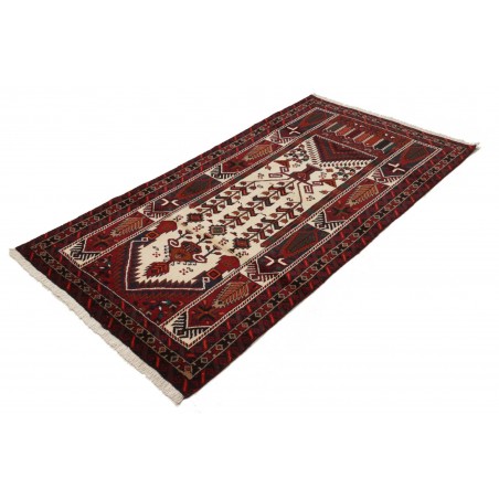 Tappeto Baluch Persia marrone giallo 101x191
