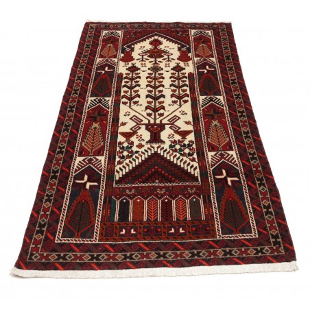 Tappeto Baluch Persia marrone giallo 101x191