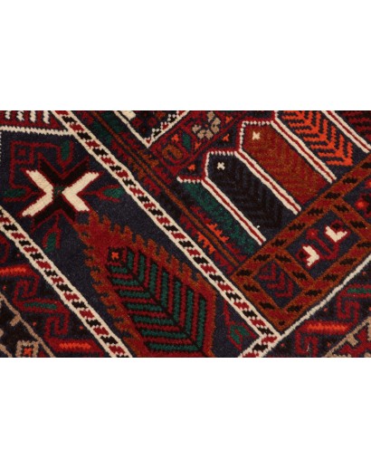 Tappeto Baluch Persia marrone giallo 101x191
