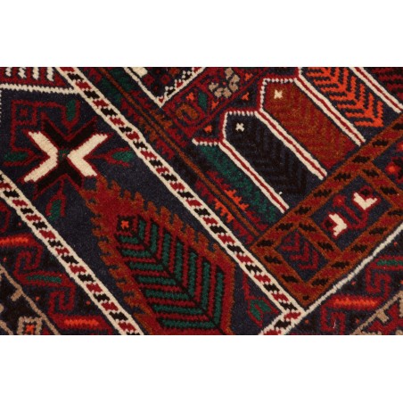 Tappeto Baluch Persia marrone giallo 101x191