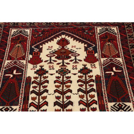 Tappeto Baluch Persia marrone giallo 101x191