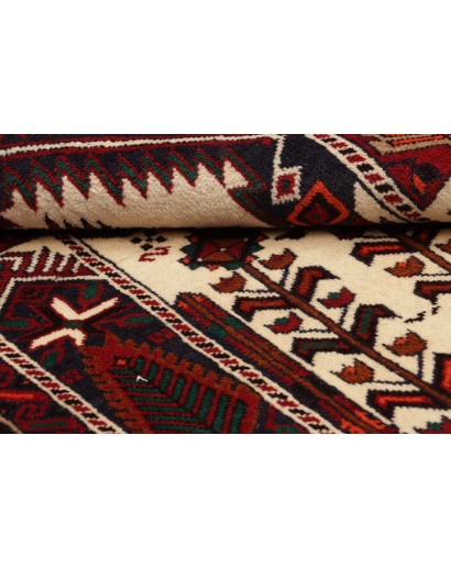 Tappeto Baluch Persia marrone giallo 101x191