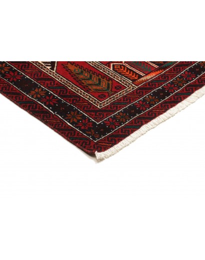 Tappeto Baluch Persia grigio giallo 108x208