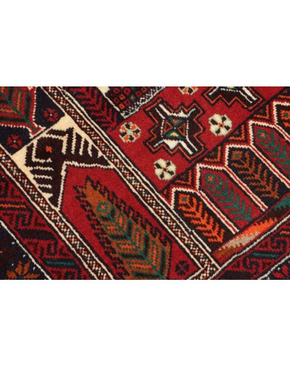 Tappeto Baluch Persia grigio giallo 108x208